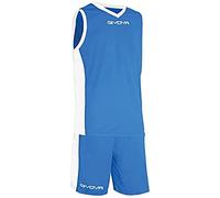 GIVOVA Homme Power basketball jerseys, Azzurro/Bianco, M EU
