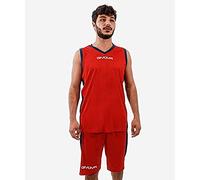 GIVOVA Homme Power basketball jerseys, Rouge/Bleu, M EU