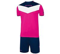 Givova, kit champ fluo, fuxia fluo /bleu, 2XS