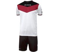 Givova, kit champ, rouge/noir, 2XL