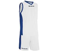 givova KIT Power Interlock Bianco/BLU TG. M
