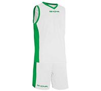 givova KIT Power Interlock Bianco/Verde TG. L