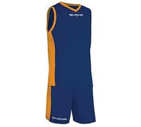 givova KIT Power Interlock BLU/Arancio TG. XS