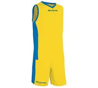 givova KIT Power Interlock Giallo/Azzurro TG. L