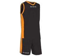 givova KIT Power Interlock Nero/Arancio TG. S