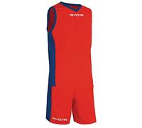 givova KIT Power Interlock Rosso/BLU TG. L
