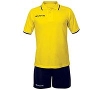 Givova Street Short Sleeve Set Jaune,Bleu 4XL Homme