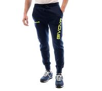 Givova Lune Pantalon de survêtement - Homme - bleu (jaune fluo) - XL