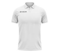 GIVOVA MA005-0003-7XS Polo Blanc, 7XS Homme