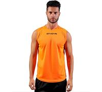 GIVOVA Mac02 T-Shirt Unisex, Orange Fluo, XXXXL