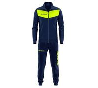 Givova Visa Fluo Tracksuit Jaune,Bleu L Homme