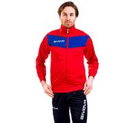 GIVOVA Mixte Combinaison Visa, blue clair/rouge, 3XL