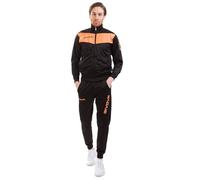 GIVOVA Mixte Combinaison Visa, Noir/Orange Fluo, XL