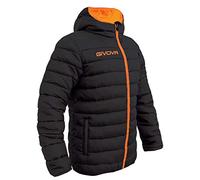 GIVOVA OLANDA Blouson, Noir/Orange, FR : L (Taille Fabricant : L) Unisex