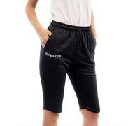Givova, pantalon capri givova un, noir, S