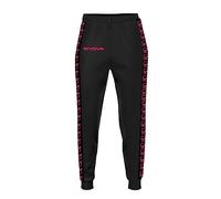 GIVOVA Pantalon Tricot Band Nero/Fuxia Fluo TG. M
