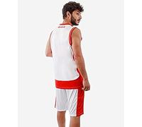 Givova Power Tenue de Basket Homme, Multicolore (Bianco/Rosso), M