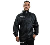 GIVOVA Rain Basico Veste imperméable Mixte, Noir, 2XS