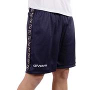 Givova Short enfant à bande Poly Bleu XS