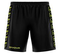 GIVOVA Short Poly Band, Nero/Giallo Fluo, M