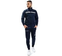 Givova, survêtement givova un full zip, bleu/blanc, L