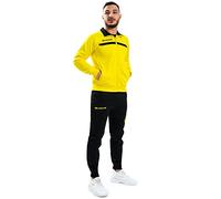 Givova, survêtement givova un full zip, jaune/noir, 3XL