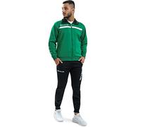 Givova, survêtement givova un full zip, vert/noir, XS