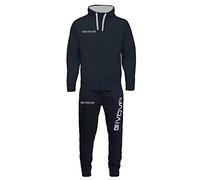 Givova, survêtement poker, bleu/bleu, XL