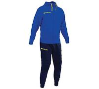 Givova King Cotone Terry Poker Tracksuit Bleu,Noir 2XL Homme