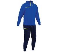 Givova King Cotone Terry Poker Tracksuit Bleu,Noir XL Homme