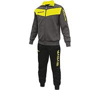 Givova, survêtement visa fluo, gris fonce' /jaune fluo, M