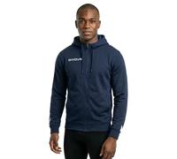 Givova Sweatshirt à capuche 500 polaire zippé Bleu L