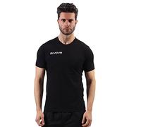Givova, t- chemise fraîche, noir, 2XL