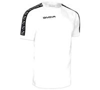 T-shirt bande coton Givova Blanc 3XL