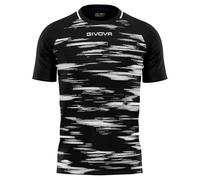 Givova Maillot enfant Pixel Noir Unisexe 2XS
