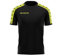 Givova T-shirt à poly bande Noir M