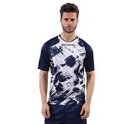 GIVOVA T- Shirt Art Interlock, Blanc/Bleu, XL Mixte
