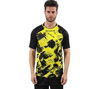 GIVOVA T- Shirt Art Interlock, Jaune Fluo/Noir, M Mixte