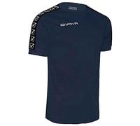 GIVOVA T-Shirt en Coton, Bleu, L
