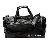 Givova Unisexe-Adulte Trend Sac Tendance en Simili Cuir, Noir, Taille Unique, 53x23x26 cm