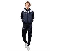 GIVOVA Tuta Roma Con Cappuccio Polarfleece Ensemble Sportif, Bleu/Blanc, L Mixte