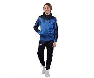 GIVOVA Tuta Roma Con Cappuccio Polarfleece Ensemble Sportif, Royal, Bleu, L Mixte