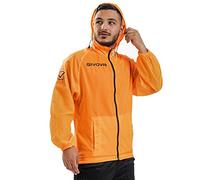 GIVOVA Unisex - Adulte Pluie Basico Blouson, Orange Fluo, S EU