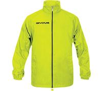 GIVOVA Unisex - Enfant Pluie Basico Blouson, Jaune Fluo, XXS EU