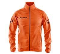 GIVOVA Unisex - Enfant Pluie Basico Blouson, Orange Fluo, XXS EU