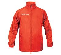 GIVOVA Unisex - Enfant Pluie Basico Blouson, Rouge, XXS EU