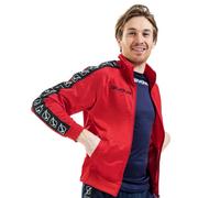Givova Veste de survêtement tricot à bande Rouge XL