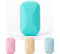 Givrée Cube - Une peau sans défauts, Cube visage givré, massage glacé réutilisable, soin visage rafraîchissant, réduit pores, apaise, tonifie, améliore élasticité peau, anti-poches, Rose