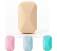 Givrée Cube - Une peau sans défauts, Cube visage givré, massage glacé réutilisable, soin visage rafraîchissant, réduit pores, apaise, tonifie, améliore élasticité peau, anti-poches, Rose