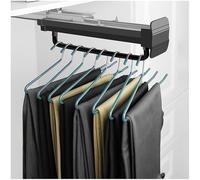 GIVROLDZ Extensible Tringles De Garde-Robe, Télescopique Porte Pantalon, Gain De Place Organisateur De Vetement pour Armoire, pour Penderie Support De Rangement Et Organisation,13.8inch